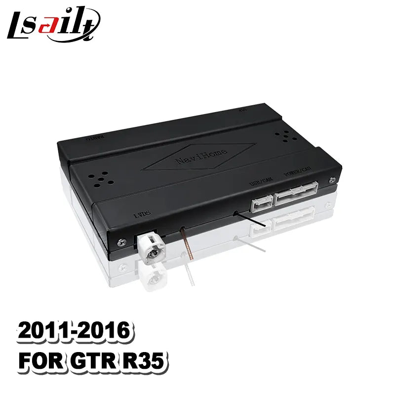 MFD交換タイプR35 GT-R 2011-2016用 CarPlay AndroidAUTO対応 YOUTUBE非対応ディスプレイオーディオ