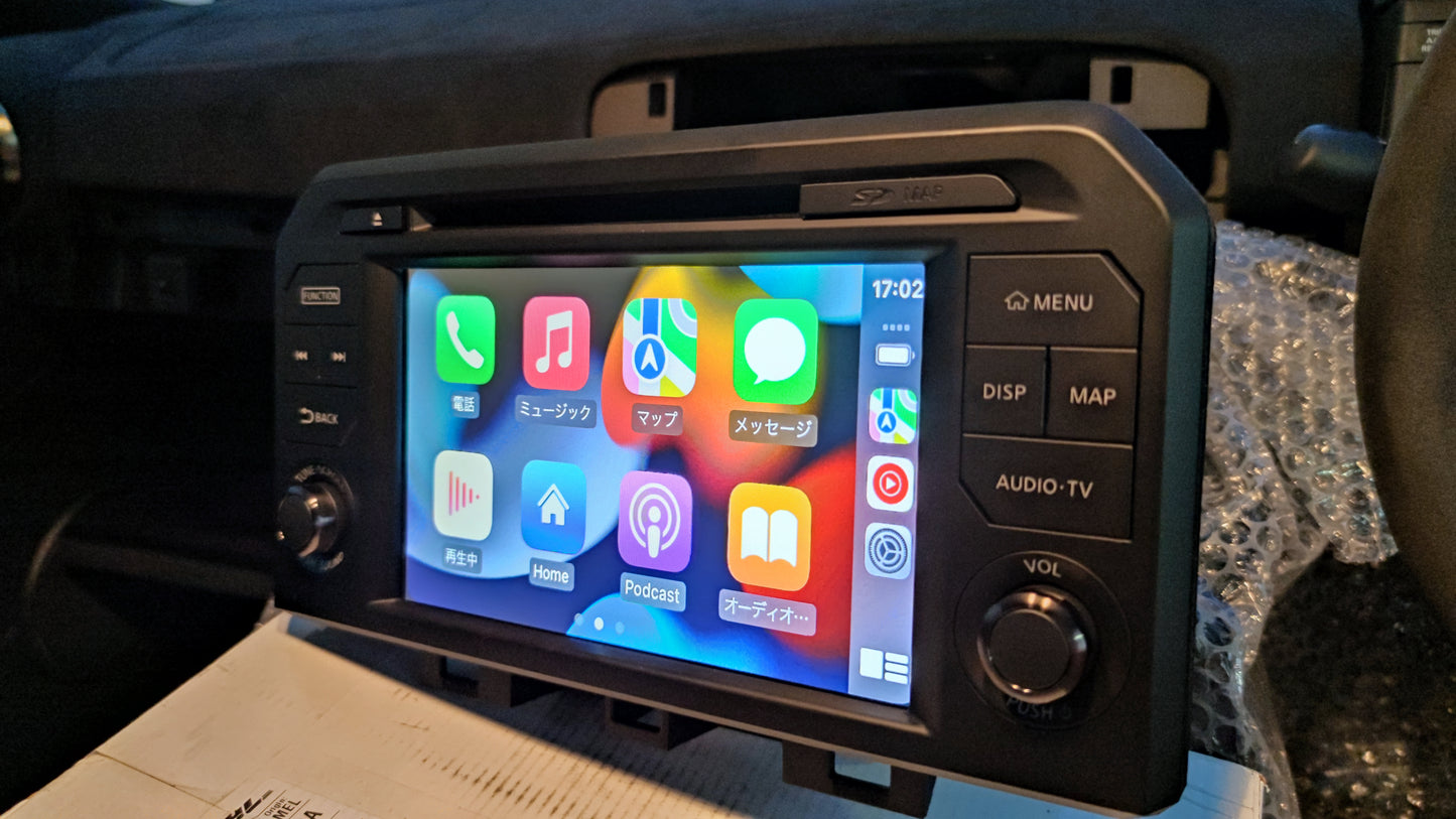 純正MFDタイプR35 GT-R 後期用 CarPlay / AndroidAUTO対応ディスプレイオーディオ