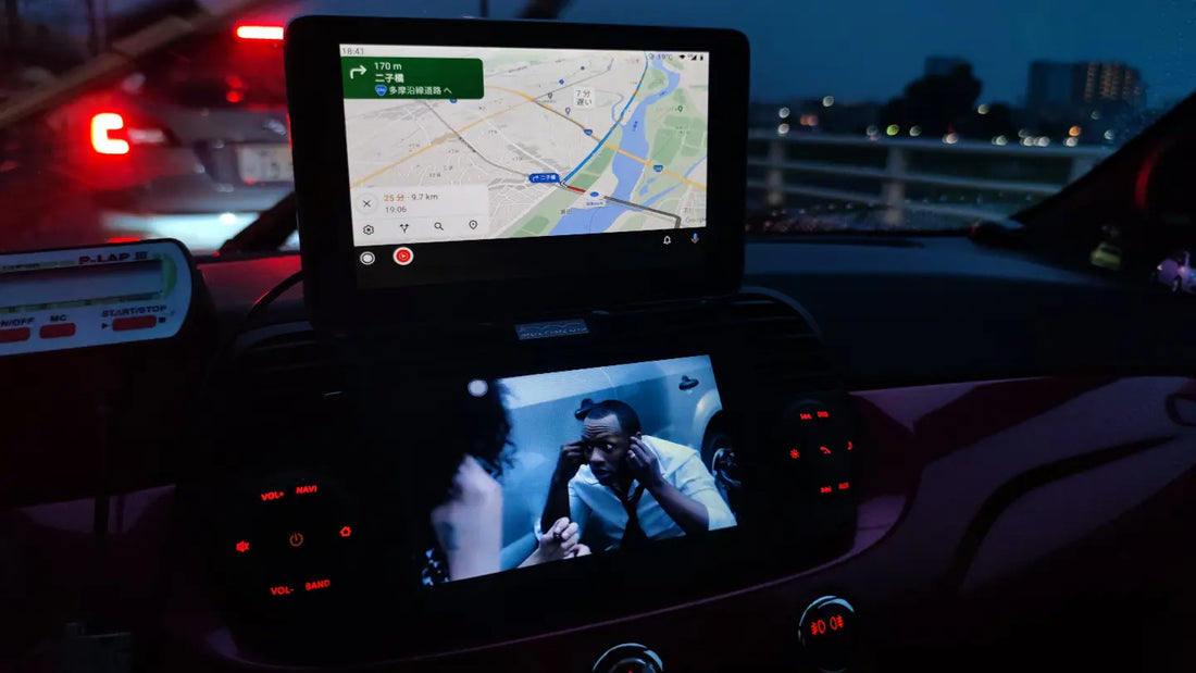 Android Auto使用中でもスマホでGoogleマップを同時に使う・検索する方法