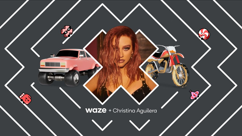 WazeでChristinaAguileraのナビボイスが聞けるアップデート