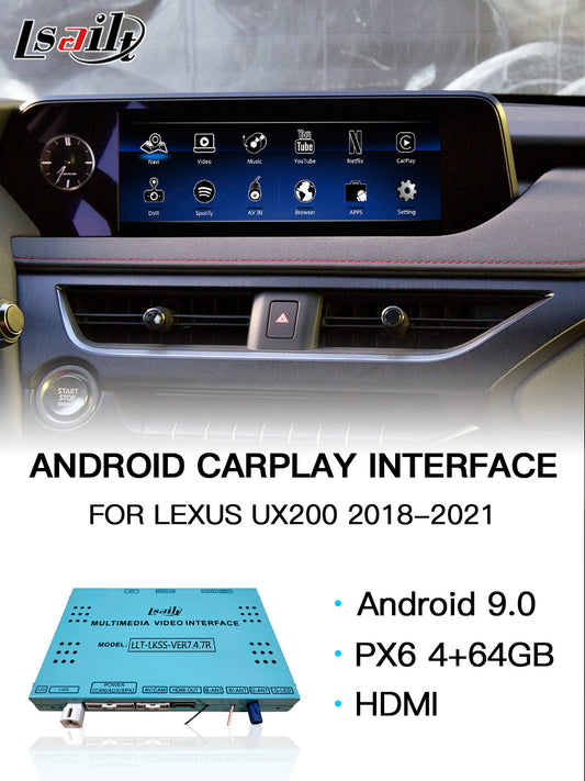 レクサス NX LS LC ES RC RX IS用 YOUTUBE CarPlay対応ディスプレイオーディオ