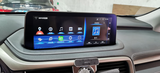 レクサス 2019-2021 RX用 12.3インチディスプレイ交換 YOUTUBE CarPlay対応ディスプレイオーディオ