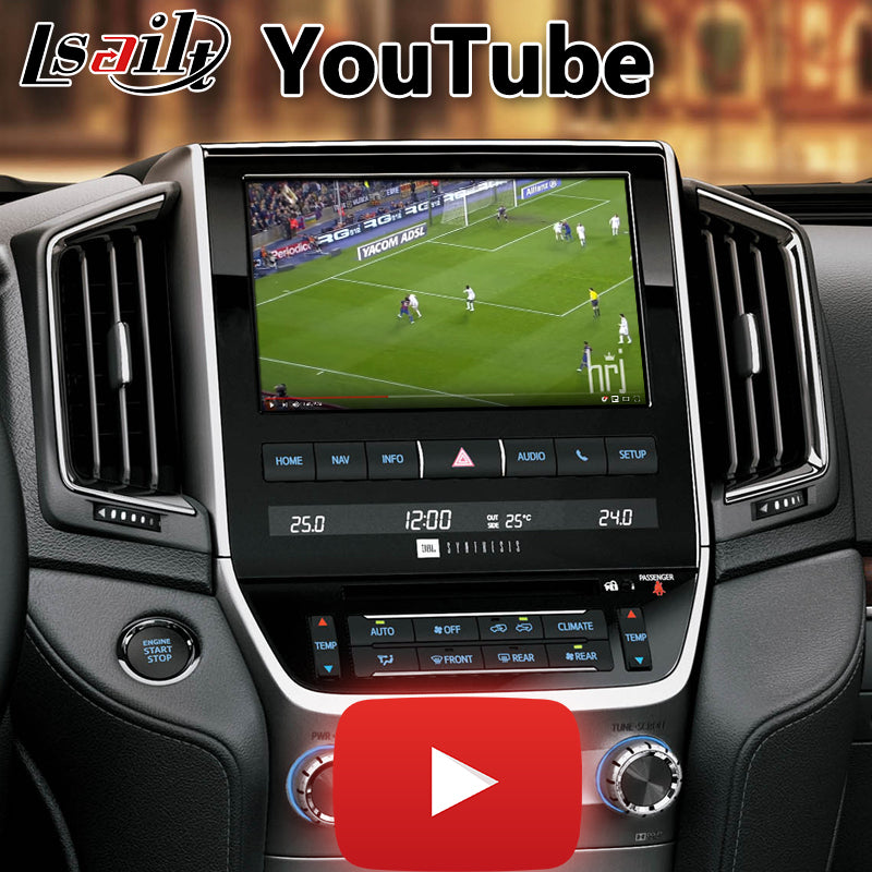 トヨタ ランドクルーザー クラウン レクサス LX570 GX460用 YOUTUBE CarPlay対応ディスプレイオーディオ